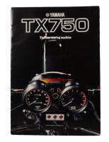 YAMAHA: A Yamaha TX750 sales brochure, a 20 page oversize brochure of this timeless touring machine, the printed text is in both English and Spanish [Location: Melbourne]&nbsp;