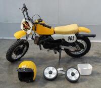 MINIBIKE: A 1995-1997 JR 50 Suzuki Motorbike includes training wheels, Shoei S105 Helmet and Mechanical parts [ Location: Melbourne]&nbsp; - 2
