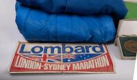 LONDON-SYDNEY: A large archive relating to the 'Monaro Challenge' entry into the&nbsp;1993 Lombards Melbourne to Sydney Marathon, included are race worn jackets, hats, flags, pair of watches, stage&nbsp;itinerary&nbsp;books, photographs and misc literature pertaining&nbsp;to - 2