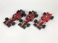 FERRARI: Three 1:18 scale Ferrari Formula 1 racing cars produced by Paul&rsquo;s Model Art (NB description)