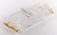FRANKLIN MINT: A Franklin Mint, scale 1:24, 1956 Ford Thunderbird, crystal glass model
