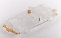 FRANKLIN MINT: A Franklin Mint, scale 1:24, 1956 Ford Thunderbird, crystal glass model - 2