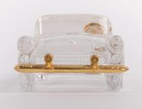FRANKLIN MINT: A Franklin Mint, scale 1:24, 1956 Ford Thunderbird, crystal glass model - 3