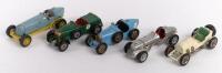 MODEL CARS: A collection of five model racing cars