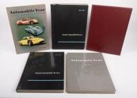 AUTOMOBILE REVIEW: Five copies of the 'Annual Automobile Review' hardcover book