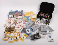 A COLLECTION OF LAPEL BADGES: Assorted varying sized&nbsp;badges