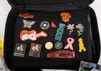 A COLLECTION OF LAPEL BADGES: Assorted varying sized&nbsp;badges - 6