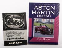 ASTON MARTIN: Two hardcover books related to Aston Martin