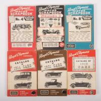FLOYD CLYMERS: A collection of two '1914/1918 Catalog Of Cars' and three 'Hisorical Motor Scrapbook', published by Floyed Clymer Los Angeles&nbsp;
