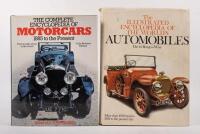 AUTOMOBILES: Two hardcover books including 'The Illustrated Encyclopedia Of The Worlds Automobiles'
