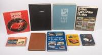 A COLLECTION OF BOOKS: An assortment of nine hardcover books including 'The Sports Cars Pocketbook' by William Boddy, 'The Worlds Automobiles 1862-1962' by Doyle & Georgano, and others&nbsp;