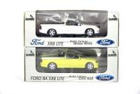 FORD: Two Classic Carlectables 1:43 scale models of the 2002 XR8 Ute in Winter White and a 2003 BA XR8 Ute in Citric Acid, both boxed - 5