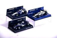 WILLIAMS: Three Minichamps 1:43 scale models of the Williams FW21 Launch Car, FW24 Juan Pablo Montoya and FW28 of Nico Rosberg, boxed [Location: Sydney] - 5