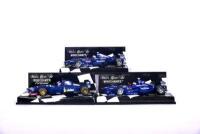 PROST & LIGIER: Three Minichamps 1:43 scale models of J Trulli&rsquo;s Post-Peugeot AP01 & 1999 GP plus O Panis&rsquo; Ligier-Honda JS41, boxed [Location: Sydney] - 5