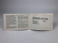 HOLDEN: A Holden LC Series Owner Manual. Original - 5
