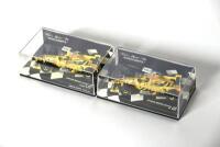 JORDAN-MUGEN: Two Minichamps 1:43 scale models of Damon Hill&rsquo;s 198, boxed [Location: Sydney] - 7