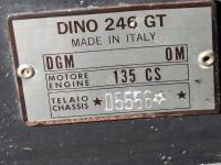 1972 Ferrari 246 GT Dino Coupe SALEROOM NOTICE - 93