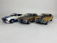 FORD: Three 1:18 Ford Falcon cars (NB description)