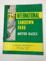 SANDOWN PARK: Two Sandown Park Motor Races Programmes from 1962 - 2
