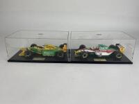 FORMULA 1: Pair of 1:20 Collectors Club formula 1 racing cars (NB description)