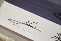 UNFRAMED POSTER: Signed by Mario Andretti and Nigel Mansell, with a Certificate provided, 46cm x 61cm [Location: Sydney] - 3