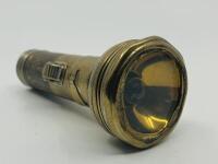 TORCH: An antique brass torch with lantern feature [Location: Sydney]