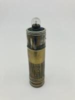 TORCH: An antique brass torch with lantern feature [Location: Sydney] - 3