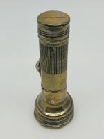 TORCH: An antique brass torch with lantern feature [Location: Sydney] - 4