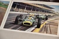 MICHAEL TURNER: Sportfolio Number One. A series of eight prints in a folder depicting various classic Grand Prix drivers and cars from 1961-1977, 41cm x 29cm [Location: Sydney] - 5