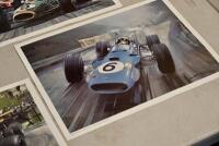 MICHAEL TURNER: Sportfolio Number One. A series of eight prints in a folder depicting various classic Grand Prix drivers and cars from 1961-1977, 41cm x 29cm [Location: Sydney] - 10