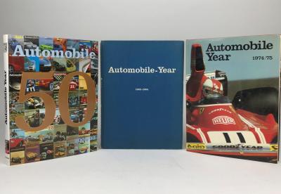 AUTOMOBILE YEAR: Three editions of 'Automobile Year'