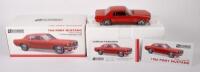 FORD MUSTANG: A 1:18 scale 1966 Ford Mustang coupe, finished in signal flare red paintwork