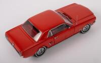 FORD MUSTANG: A 1:18 scale 1966 Ford Mustang coupe, finished in signal flare red paintwork - 3