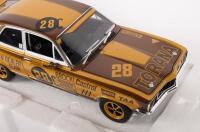HOLDEN LJ TORANA: A 1:18 scale Holden LJ Torana XU-1, the number #28C race car, as raced to victory at Bathurst 1972, driven by Peter Brock, finished in a 50th anniversary gold livery - 2