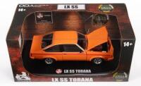 HOLDEN LX&nbsp;TORANA:&nbsp;A 1:24 scale Holden LX SS&nbsp;Torana, finished in orange&nbsp;paintwork