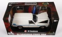 HOLDEN HJ SANDMAN:&nbsp;A 1:24 scale Holden HJ sandman panel van, finished in white with&nbsp;blue stripes paintwork