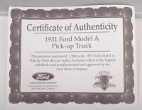 FORD A MODEL: A 1:18 scale 1931 Ford&nbsp;model A pick up,&nbsp;finished in a weathered rust look and real wooden sides - 3