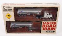 MACK ROAD TRAIN:&nbsp;A 1:64&nbsp;scale Mack tanker road train, finished in the Mobil&nbsp;livery