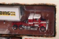 KENWORTH ROAD TRAIN:&nbsp;A 1:64&nbsp;scale Kenworth&nbsp;freight&nbsp;road train, with an extra trailer with dolly, making it a triple, finished in the Gascoyne&nbsp;livery - 2
