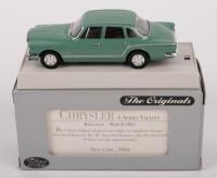 CHRYSLER VALIANT:&nbsp;A 1:43 scale Chrysler S series Valiant, finished green&nbsp;paintwork