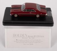 HOLDEN MONARO:&nbsp;A 1:43 scale Holden HT GTS monaro coupe, finished burgundy&nbsp;paintwork