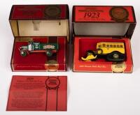 MATCHBOX YESTERYEAR SCANIA BUS, LEYLAND LORRY: A pair of Matchbox models Of Yesteryear, Y9 1920 Leyland 3 ton lorry, Y16 1923 Scania post bus