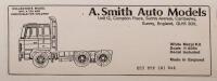 ARTIC TRACTOR KIT: An unmade&nbsp;1:48 scale Artic tractor white metal kit, a FTF 6 x 4 artic tractor, model number B57 - 2
