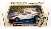 FERRARI TESTAROSSA: A 1:18 scale 1984 Ferrari Testarossa, a promotional livery for the FIFA tournament being held in Italy 1990