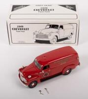 CHEVROLET PANEL TRUCK: A 1:34 scale 1949 Chevrolet panel truck, finished in the New&nbsp;York state fire chiefs livery