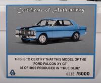 FORD FALCON: A 1:18 scale&nbsp;Ford XY GT Falcon, finished in true blue&nbsp;paintwork, limited edition 0315/5000 - 3