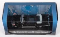 CADILLAC: A 1:43 scale Cadillac limousine model, part of the presidential cars collection, this replica as used for Queen Elizabeth II
