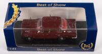 PLYMOUTH VALIANT: A 1:43 scale 1960 Plymouth Valiant sedan, finished in a burgundy&nbsp;paintwork