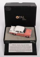 FC HOLDEN:&nbsp;A 1:43 scale 1958 Holden FC special sedan model, finished in white over pink&nbsp;paintwork