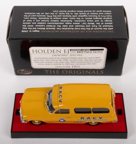HOLDEN EJ VAN: A 1:43 scale Holden EJ panel van, finished in the RACV patrol service livery